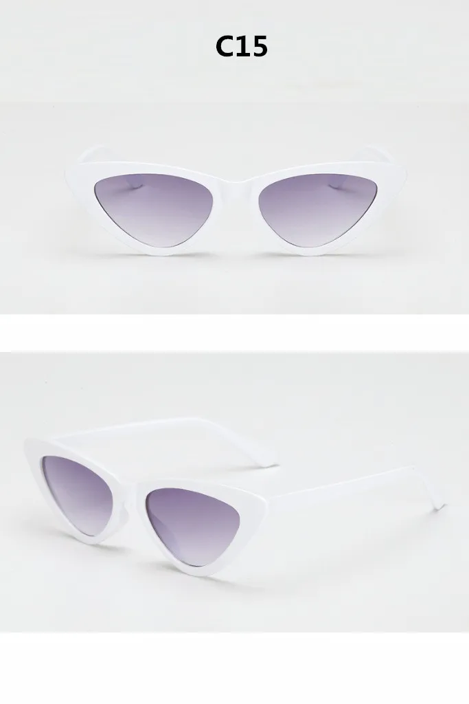 Маленькие кошачьи глаза треугольные солнечные очки сексуальные женские брендовые винтажные кошачьи глаза оправа тонированные красные зеркальные линзы солнцезащитные очки
