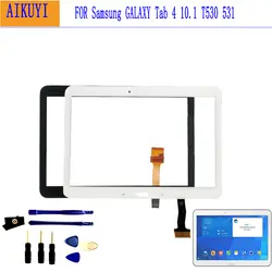 Новый 10,1 "для Samsung Galaxy Tab 4 T530 T531 T535 SM-T530 Сенсорный экран планшета Стекло Сенсор Панель планшетный ПК Замена