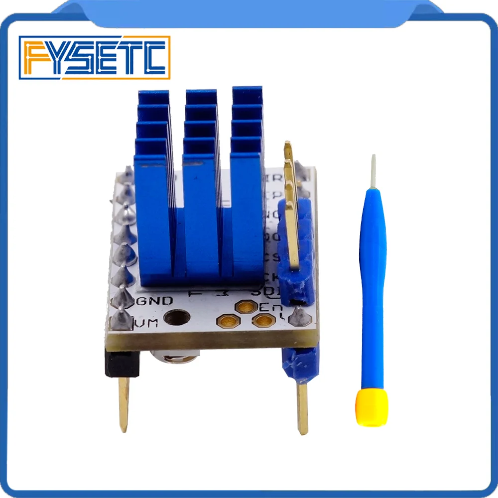 1 шт. TMC2130 V1.1 Stepstick Драйвер шагового двигателя SPI с теплоотводом ультра тихий