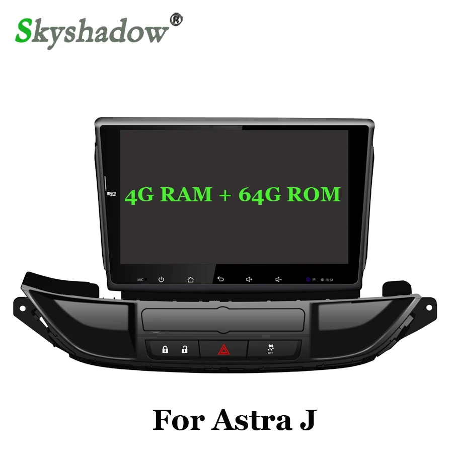 Excellent DSP IPS Android 9.0 4GB + 64GB ROM + 8Core Car DVD Player GPS map RDS Radio wifi Bluetooth 4.2 For Opel Astra J 2015 2016 2017 3
