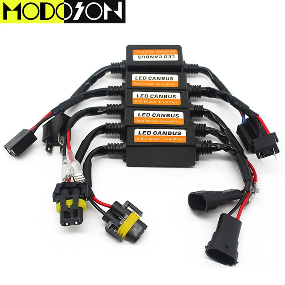 MODOSON LED Car Headlight Canbus Wiring Harness Adapter H4/H7/H8/H11/H13/HB3/9005/HB4/9006 Auto Bulb Headlamp Fog Light CAN BUS-in Car Headlight Bulbs(LED) ...