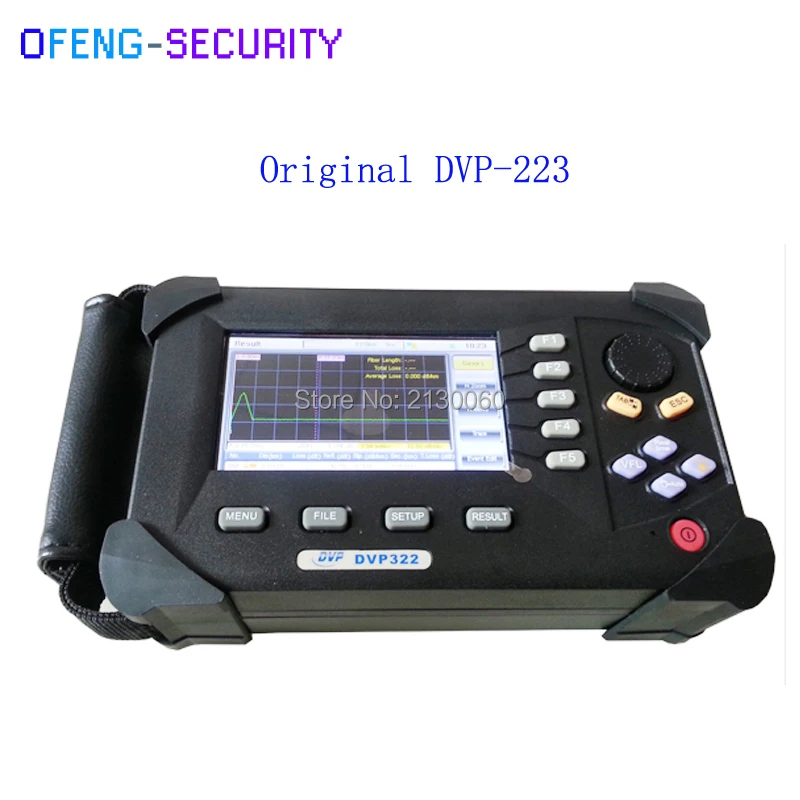 DVP-322 34/32dB SM 1310/1550nm Оптический измеритель коэффициента отражения методом временных интервалов волоконно-оптический импульсный рефлектометр
