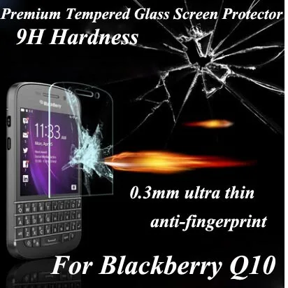 Премиум Закаленное стекло протектор экрана для Blackberry Q10 Q 10 стеклянная крышка