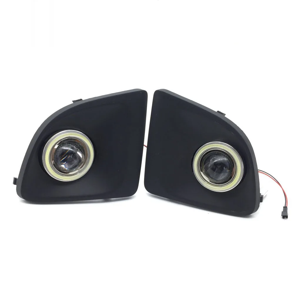 EEMRKE автомобильный Стайлинг для Chery Tiggo FL COB светодиодный Ангел глаз DRL H11 55 Вт галогенный противотуманный светильник s лампа Дневной ходовой светильник