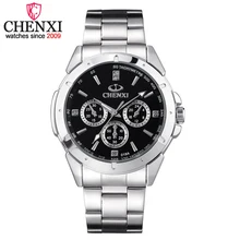 CHENXI Top Brand Men Luxury Quartz Watch Men’s Business Clock WristWatches Man All Steel Watches Male Gift Watches 019A
