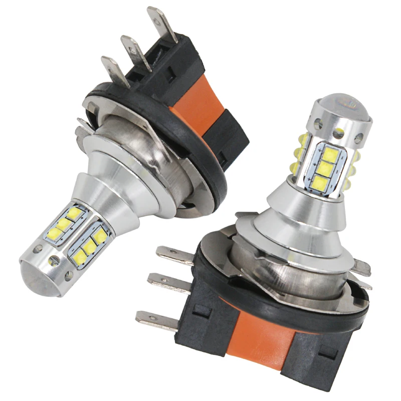 LYMOYO 2 шт. автомобилей Белый свет H15 светодиодный фонарь 80 w 12 v с чипом CREE дневного света фар вождения drl Туман лампы 12 v