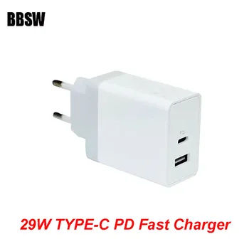 

29W USB Type-C PD Fast Wall Charger Adapter with Power Delivery For iPhone 11 Pro Xs MAX Xr X 8+ Macbook Pro USB-C PD Charger