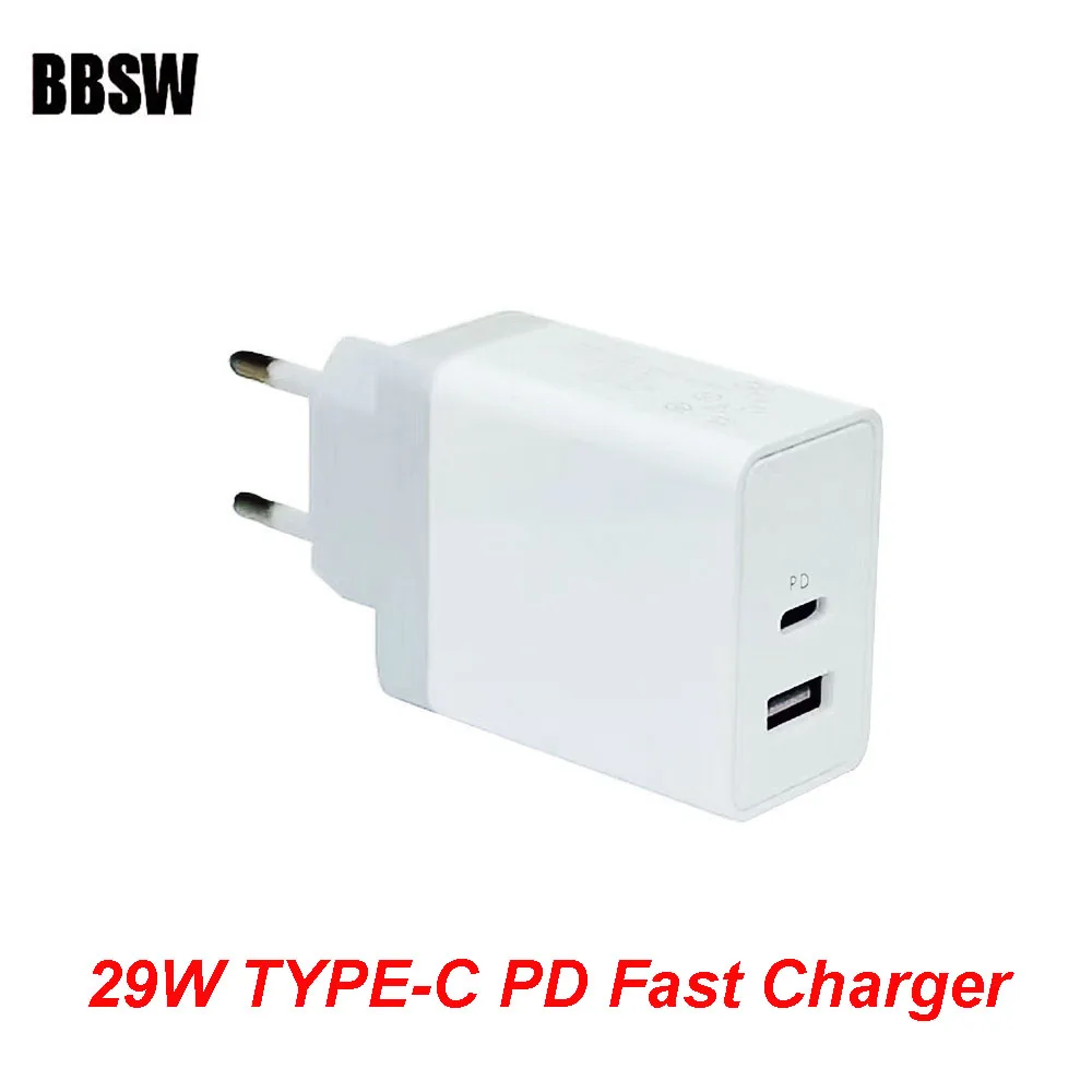 Сетевое зарядное устройство с USB Type C и поддержкой быстрой зарядки 29 Вт|charger power
