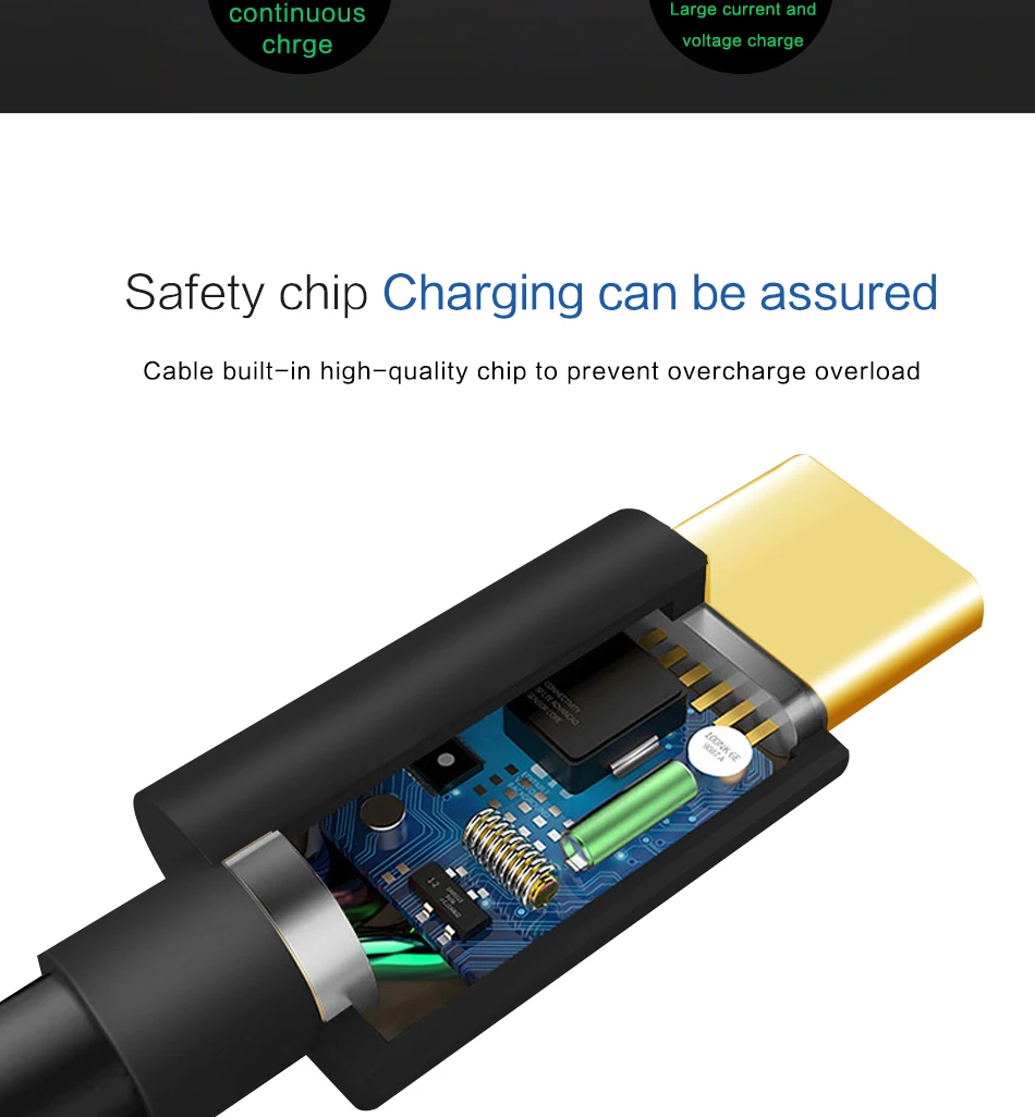 QGeeM USB A TO USB C Cable Data Sync Cord for Macbook Samsung Galaxy S8 Oneplus Huawei Xiaomi USB Type-c Cable (4)