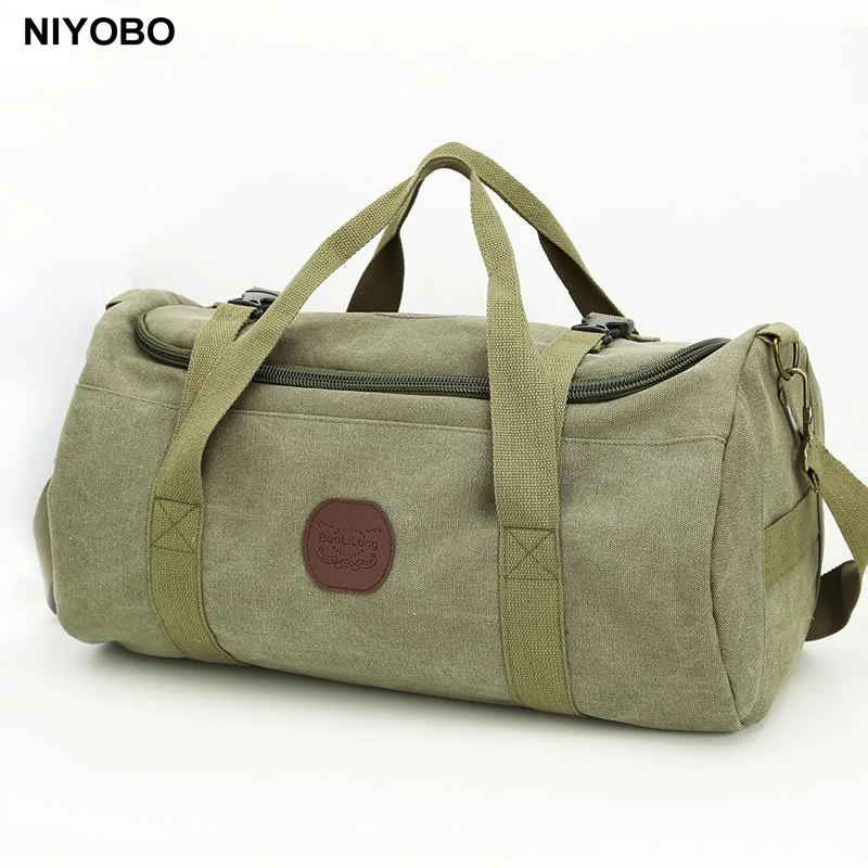 كبيرة قدرة الرجال حقائب السفر خمر قماش النساء نهاية الأسبوع السفر واق من المطر حمل Crossbody أكياس عارضة الذكور رحلة الكتف أكياس