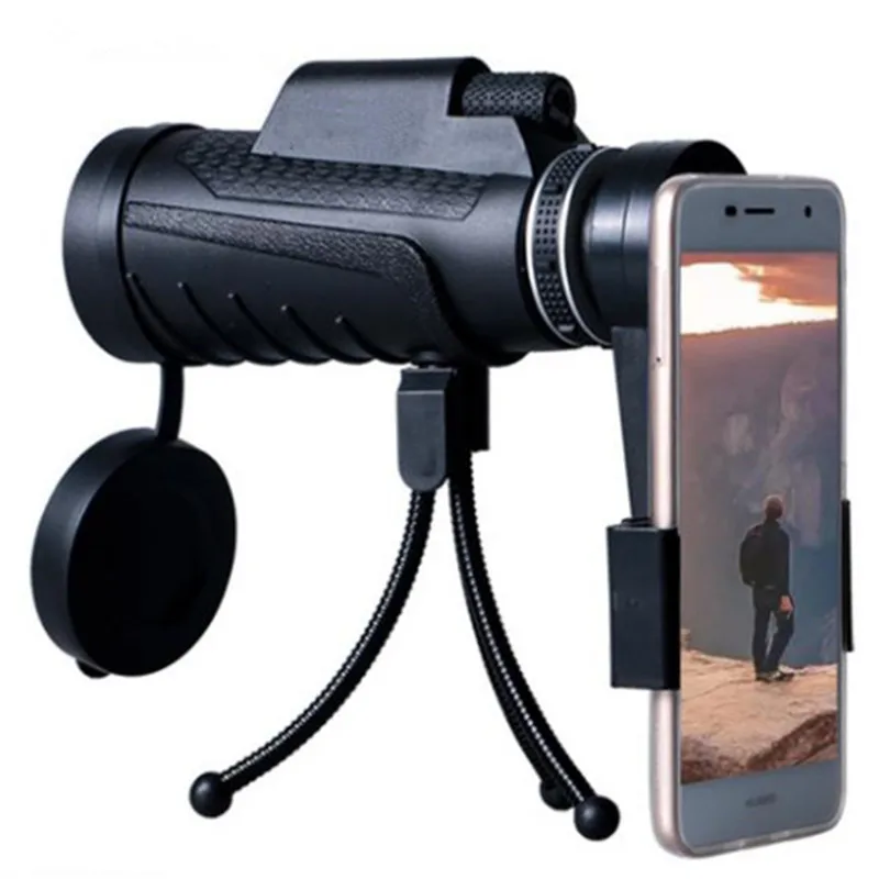 

40X60 HD Telescope Monoculars High Power Light Night Vision Optical Telescope Monoculo Monocle Hunting Travel Camping