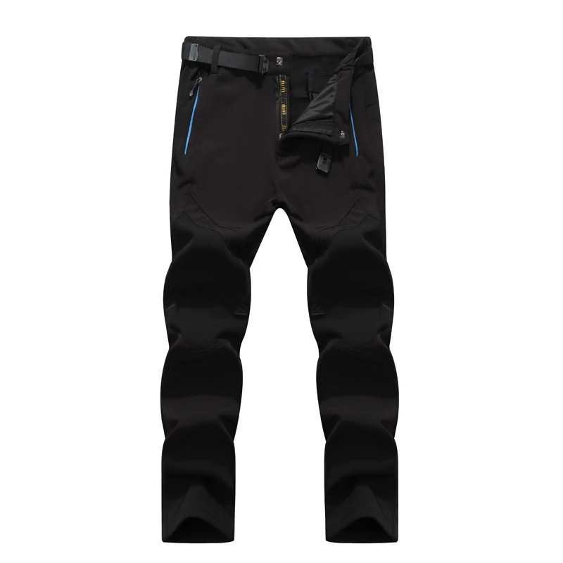 Горные мужские Зимние флисовые штаны для спорта на открытом воздухе водонепроницаемые лыжные треккинговые походные мужские брюки VA076