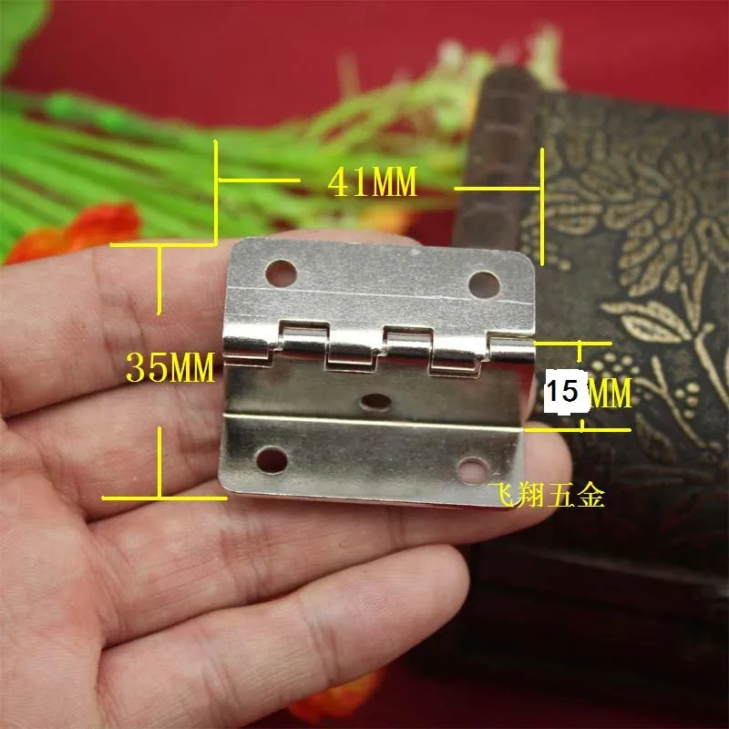 90 градусов 41*35*15 мм 30 аппаратное обеспечение аксессуары винтажная деревянная коробка для ювелирных изделий петли дверей шкафа фиксация шарнира упаковка фитинг