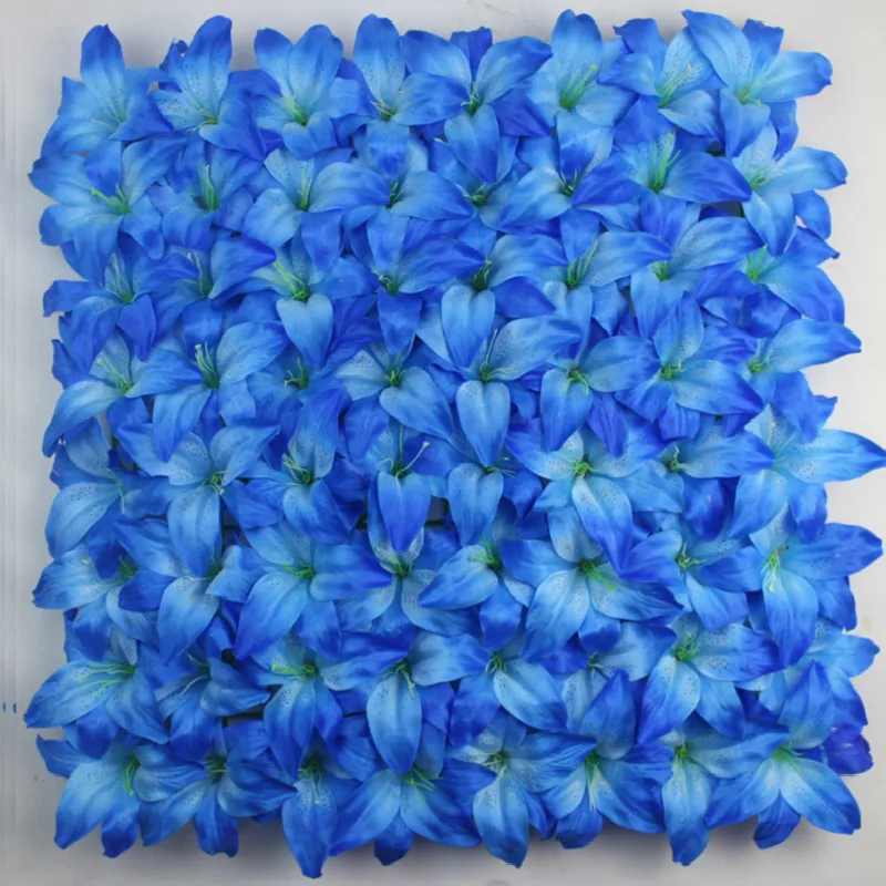New Arrive 50*50cm Lily Artificial Flowers Wall Lawns Plastic Garden Party Wedding Events Home