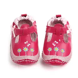 Обувь для маленьких девочек, обувь для малышей на мягкой подошве, обувь для девочек, детская обувь с цветочным принтом, детские дышащие
