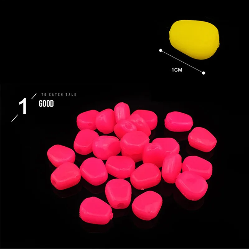 100pcsbag 5 Colors Soft Rubber Artificial Corn Baits Fishy Smell Scented Corn Lure for Carp Fishing Accessories (1)