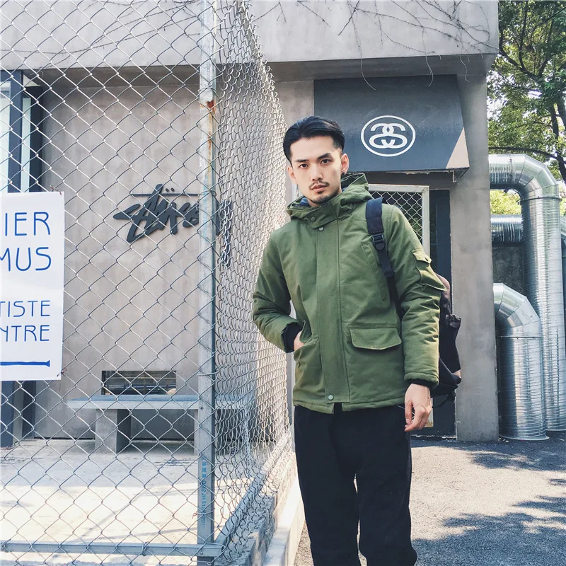 2017 Original Design Casual Army Green Cargo Warm Winter