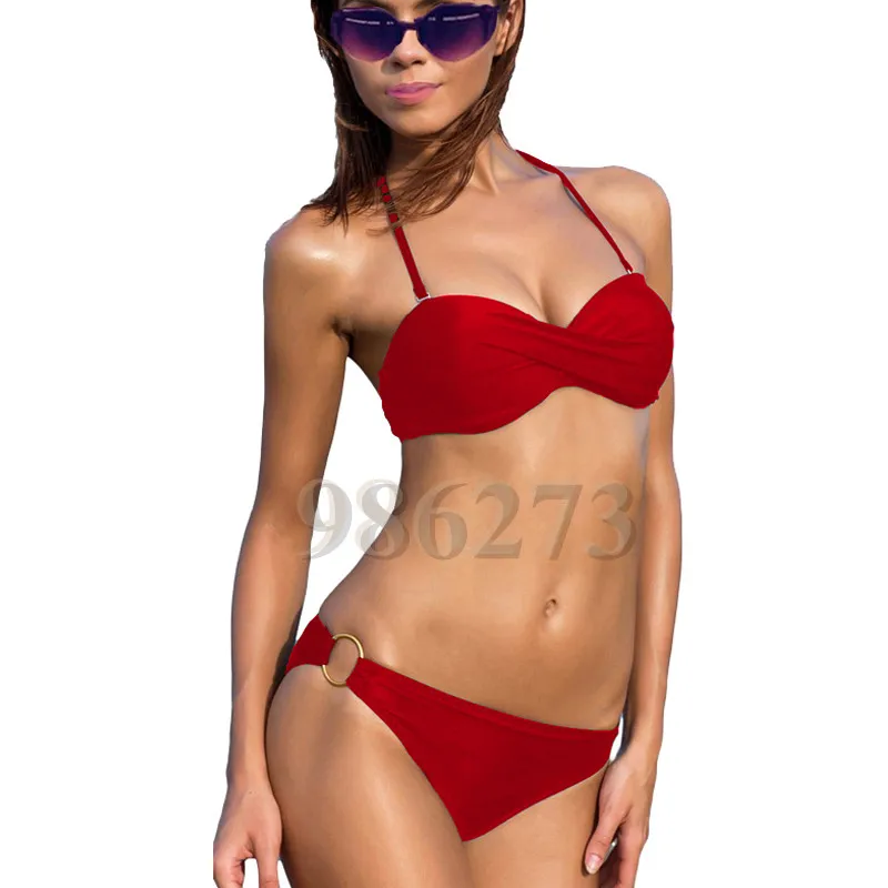 Новейшая летняя спортивная одежда, сексуальное бикини, женский купальник, Западный секретный купальный костюм, купальник, восемь цветов, размеры s, m, l, xl - Цвет: Red