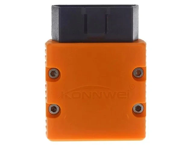 Мини KONNWEI KW902 ELM327 Bluetooth OBDII OBD2 Авто диагностический инструмент ELM327 адаптер BT работает на Andorid - Цвет: Orange