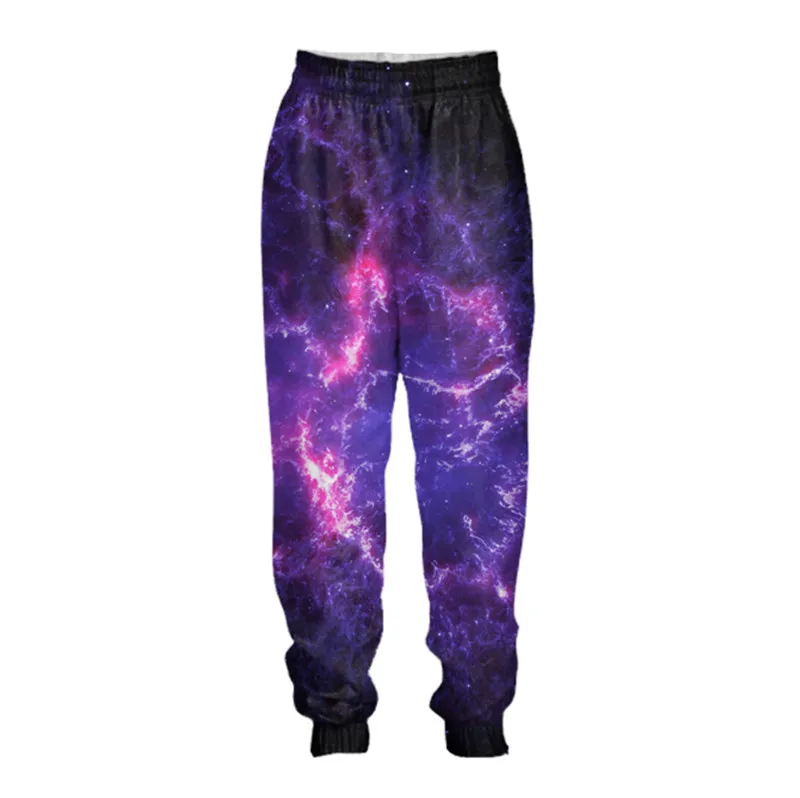 SUNY Unisex Hipster Galaxy Space Clothes Sweatpants joggers Sportswear Casual Pants