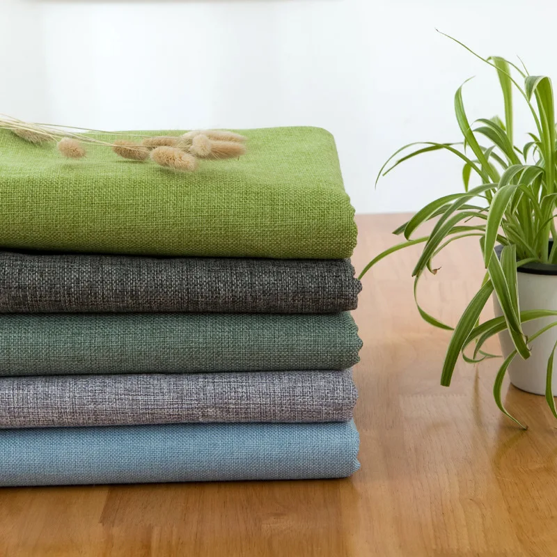  Nordic Japanese Cotton and Linen Plain Color Tablecloth Fabric Desk Coffee Table Cloth Rectangular 