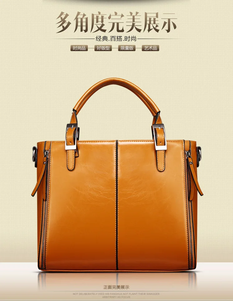 Женские сумки из натуральной кожи Новая модная сумка коричневая Женская сумка винтажная сумка почтальон офисный портфель