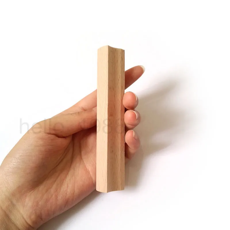 No Paint 96mm Wooden Wood Cabinet Handle Pull Cupboard Closet