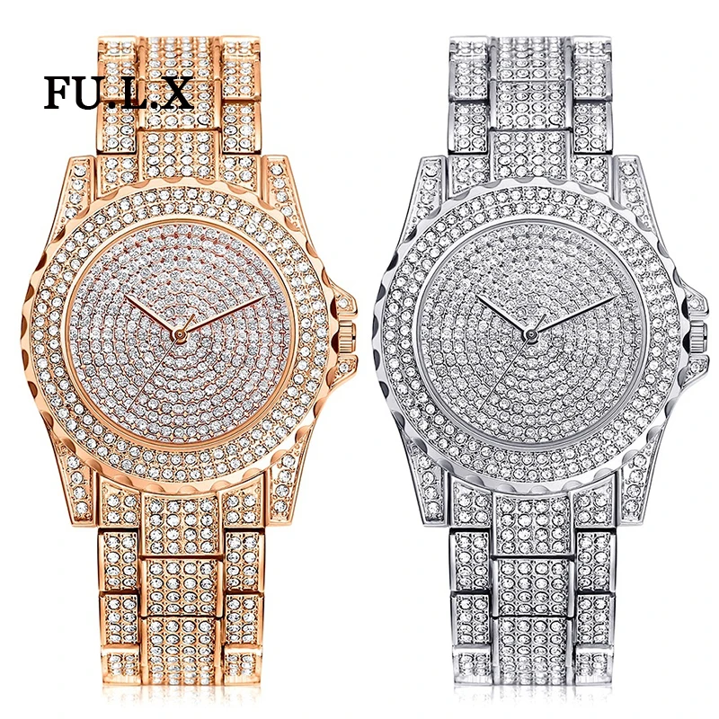 FULX Women Watches 2018 Top Luxury Brand Rose Gold Silver Leather Steel Quartz Wrist Watch relogio feminino Clock montre femme FULX Women Watches 2018 Top Luxury Brand Rose Gold Silver Leather Steel Quartz Wrist Watch relogio feminino Clock montre femme