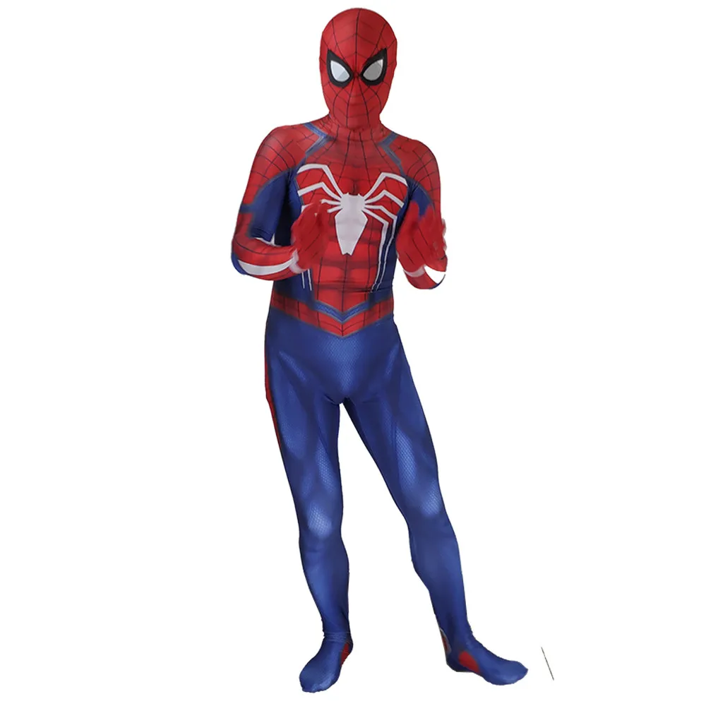 Бессонница игры PS4 Удивительный Человек-паук Косплэй костюм Зентаи Человек-паук супергероя Боди Комбинезоны Костюмы на Хэллоуин