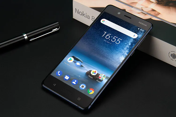 NOKIA 8 TA-1012 6GB RAM 128GB ROM Qualcomm Snapdragon 835 2.5GHz Octa Core 5.3 Inch 2.5D IPS Corning Gorilla Glass 5 2K Screen Dual Camera Android 8.1 4G LTE Smartphone