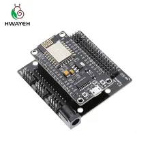 Node mcu kit de desenvolvimento v3 ch340 nodemcu + escudo para motor sem fio esp8266 Esp-12e, diy rc brinquedo controle remoto lua iot esp12e de carro inteligente