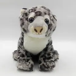 Дикий Snow Leopard куклы плюшевые Игрушечные лошадки моделирование Животные игрушки детям подарки на день рождения хорошее качество