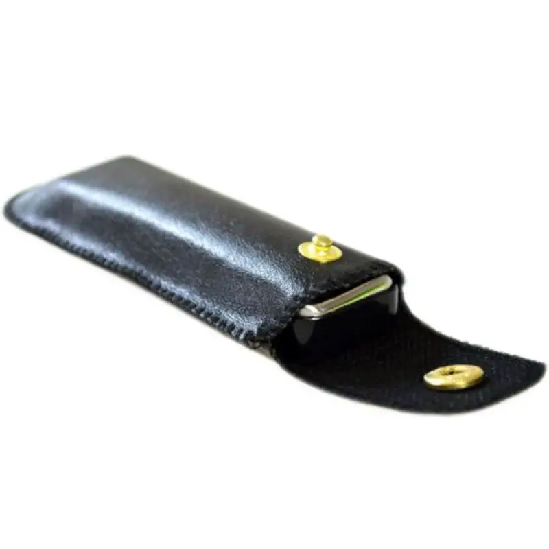 

Ten hole Non-slip wear blues harmonica Soft leather case leather harmonica Accessories