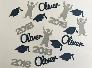 

Custom name Class of 2018 Grad Diplmoas graduation Confettis school reunion Table decor scrapbook scatters party decoartions