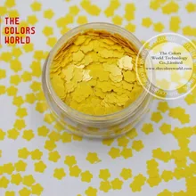 TCH302 4,0 мм Размер устойчив к растворителям мате цвета цветков блески различной формы для лака для ногтей, дизайна ногтей или другого DIY украшения