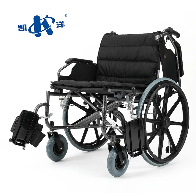 Kai Yang Heavy Duty Steel font b Wheelchair b font Detachable Folding font b Wheelchairs b