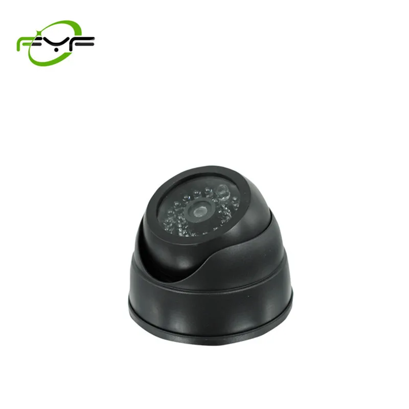 FYF Fake Camera With LED Lights Waterproof Indoor Outdoor CCTV Dome Dummy Camera Video Surveillance