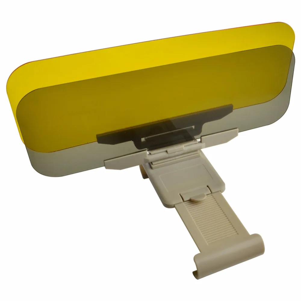 runmade Car Sun Visor Day and Night Shade Windshield Anti-Glare Blocker HD Driving Visor Glare Sun Shield Tinted Extension