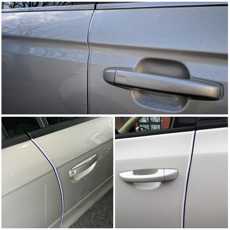 Универсальная защита края двери автомобиля, защита от царапин, резиновая уплотнительная накладка, молдинг, Стайлинг автомобиля для Audi BMW VW Ford SUV