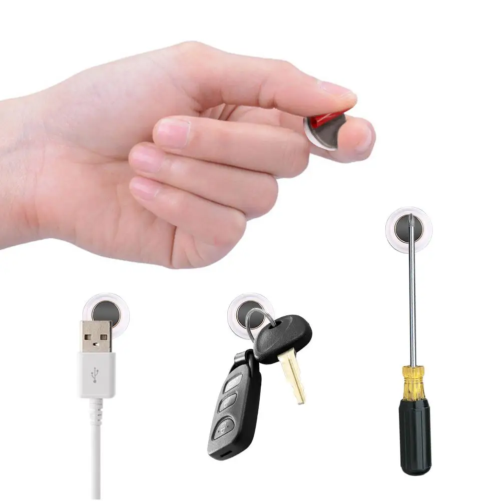 Keychain Ring Key Holder Organizer Rack with Adhesive Easy