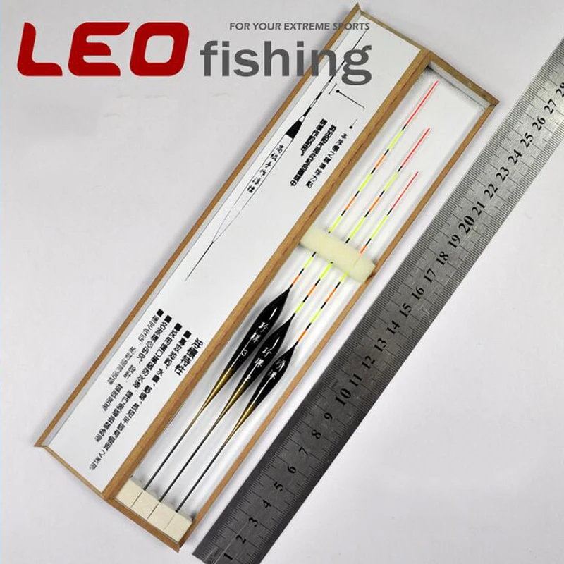 LEO 3 шт. профессиональные рыболовные снасти для рыбалки поплавок Balsa дерево Карп поплавок набор