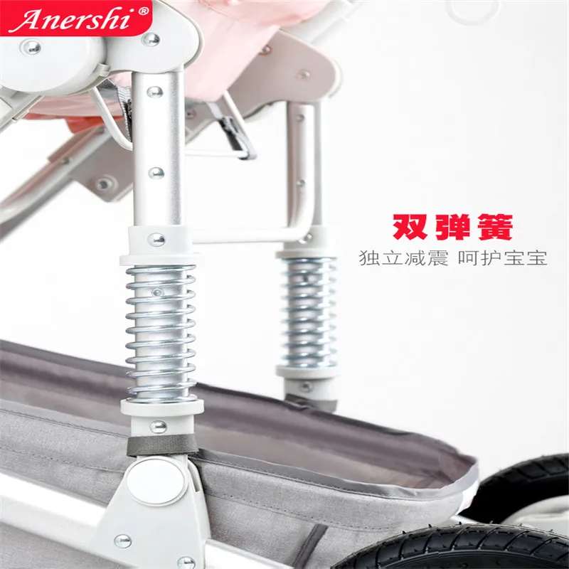 Jual Merek Kereta Dorong Bayi Tinggi Pemandangan Troli Baru Lahir Lipat Kereta Lipat Ringan Shock BB Payung Stroller Cart