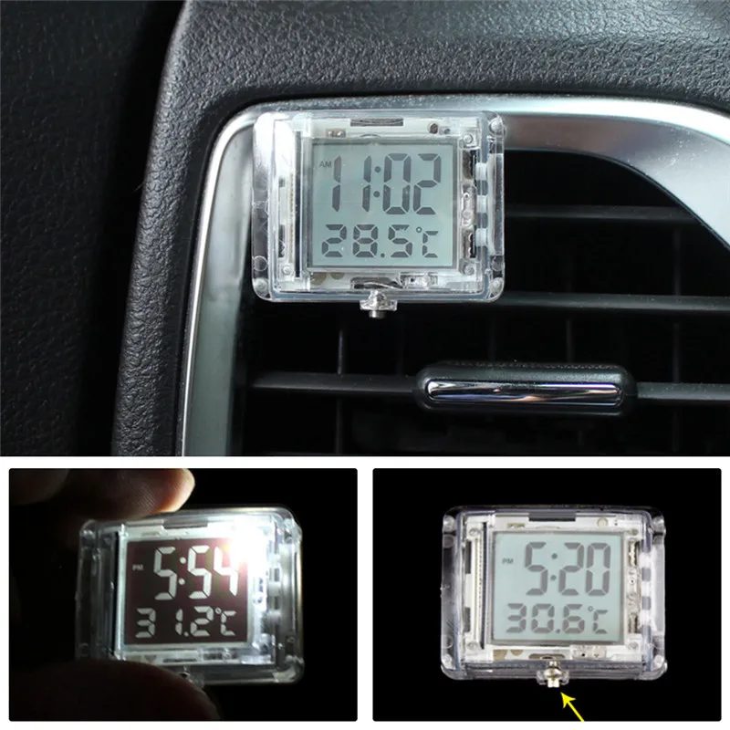 

Universal Waterproof Motorcycle Clock Watch Luminous Moto ATV Electric Car Bicycle Watch with Temperature for Yamaha Honda