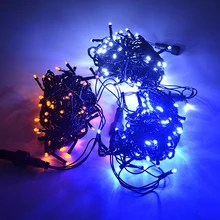 32.8ft PVC black LED string light garden decoration christmas garland light outdoor wedding decortive light party lights 32.8ft PVC black LED string light garden decoration christmas garland light outdoor wedding decortive light party lights