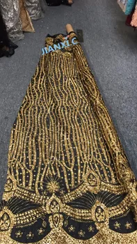 

ON SALE with glued glitters JIANXI.C-92708 African tulle lace fabric for evening dress african french lace fabric