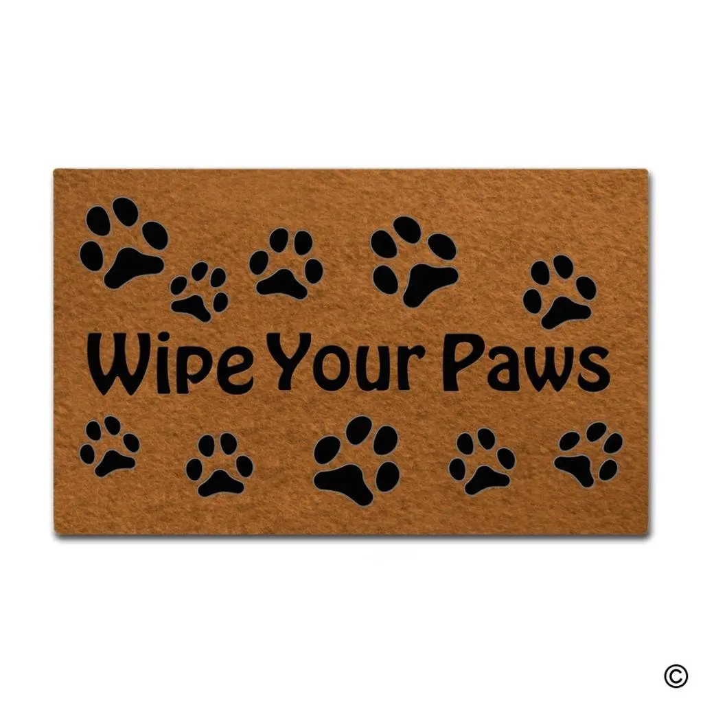 Doormat Entrance Floor Mat Funny Doormat Wipe Your Paws Door mat