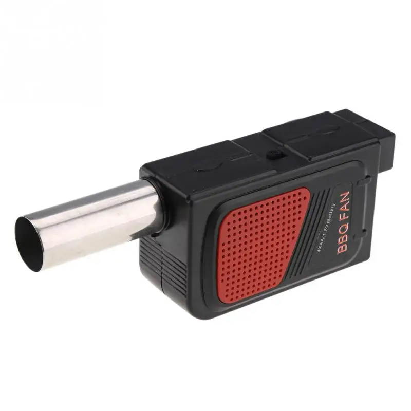 

Portable Camping BBQ Tools Electric Black Blower Combustion Air Fan Barbecue Grill Cooking Serving Utensil Barbecue Tools