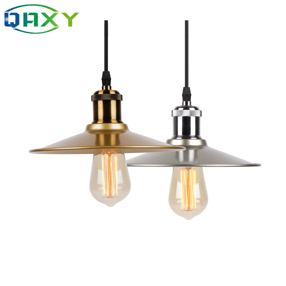 

2019 Novelty Gold&Silver Pendant Lamp Goes With Vintage Edison Bulb ST64 E27 Black&White Living Room/Bar Hanging Lights[D5605]