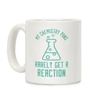 

My Chemistry Puns White 11 Ounce Ceramic Coffee Mug