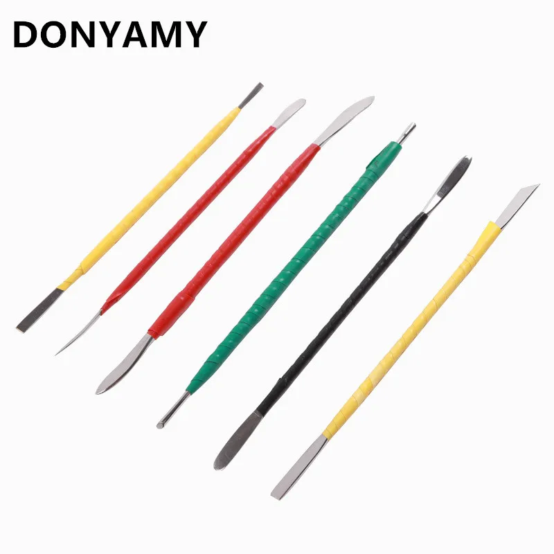 6pcs/set Stainless Steel Sculpture Knife Pottery Carving Tool Set Wax